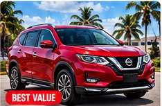 Red SUV showcase preview
